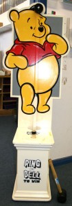 Test your strength game in the shape of Winnie the Pooh