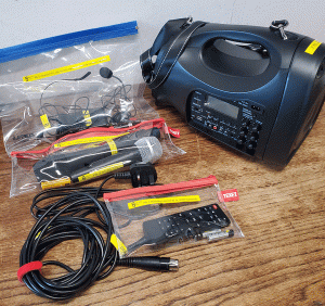 Image of PA and accessories
